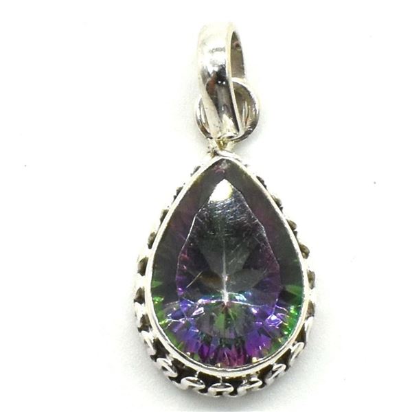 Silver Mystic(7.9ct) Pendant (~weight 3.6g)
