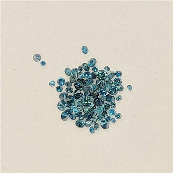 Blue Diamond(0.4ct) (~Size 0) (~length 0 inches), Suggested Retail Value $400