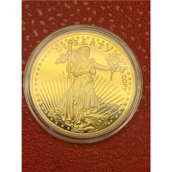 USA Liberty 1933 $20.00 Medallion - COPY