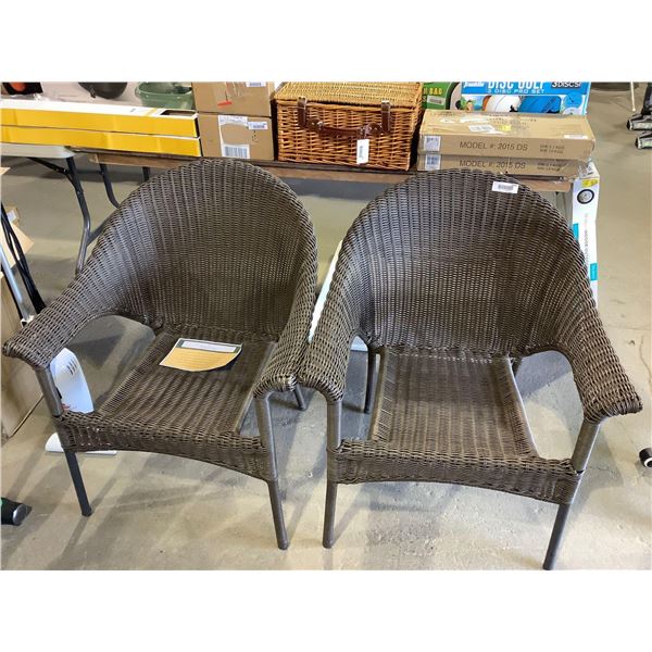 Style Selections Patio Chair Lot of 2