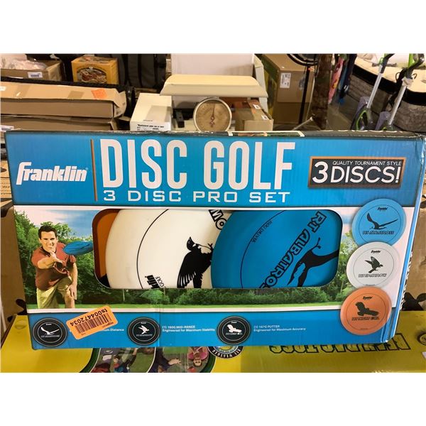 Franklin Disc Golf 3-Disc Pro Set