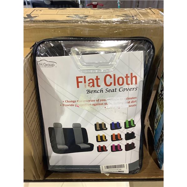 FH Group Flat Cloth Bench Seat Covers