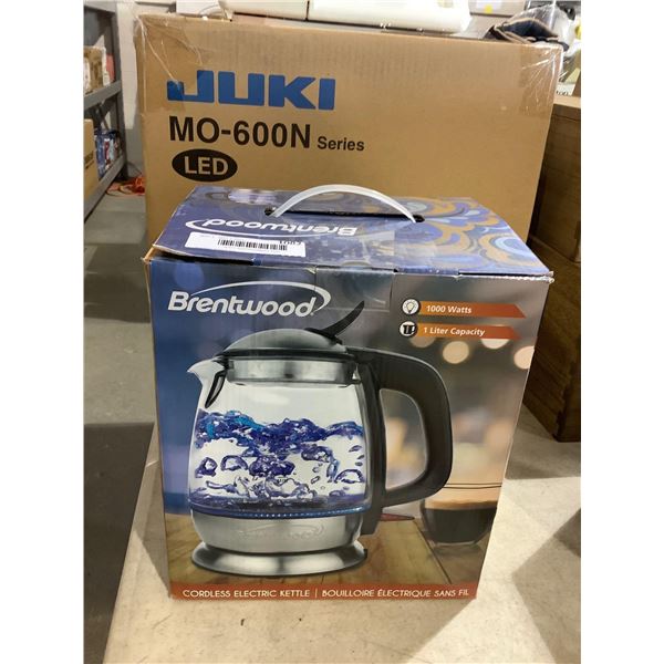 Brentwood 1L Capacity Cordless Electric Kettle