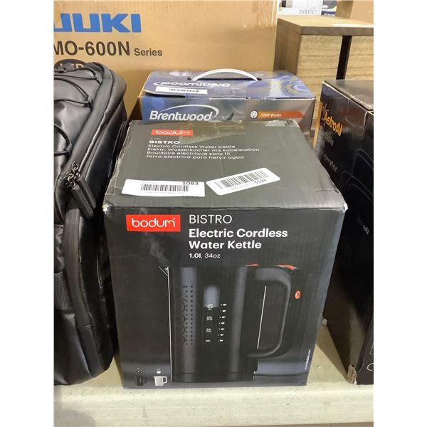 Bodum Bistro 1L Capacity Electric Cordless Water Kettle