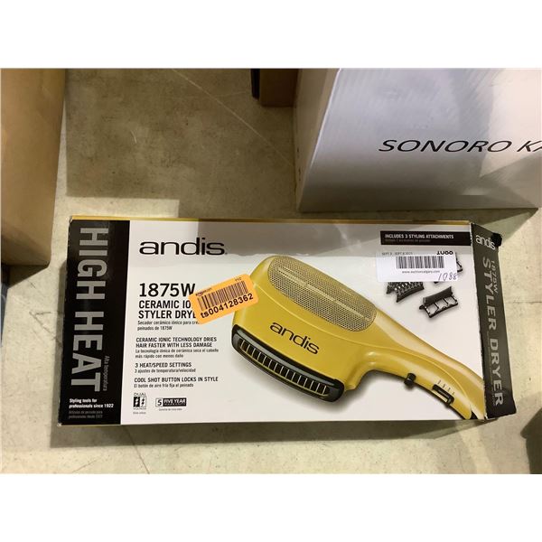 Andis High Heat Ceramic Ionic Hair Dryer