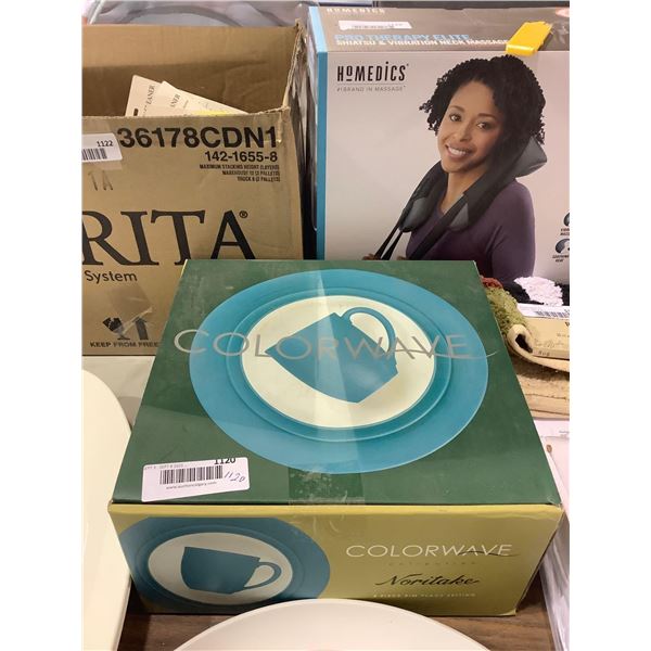 Noritake 4-Piece Dishware Set in Blue