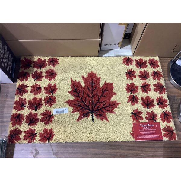 Canadiana Maple Leaf Floor Mat (18in x 30in)