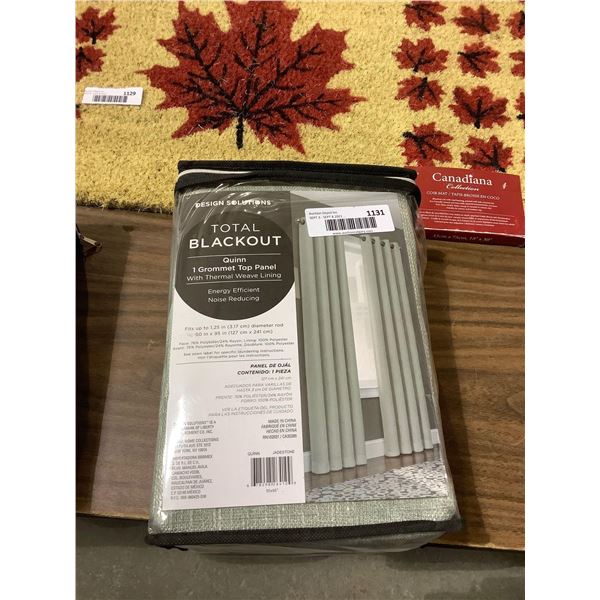 Design Solutions Total Blackout Quinn Grommet Top Panel (50in x 95in)