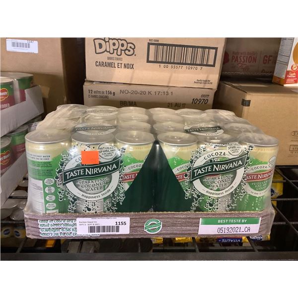 Case of Taste Nirvana Sparkling Coconut Water (4 x 6 x 230mL)