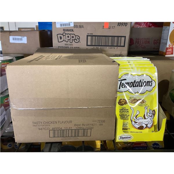 Case of Temptations Tasty Chicken Cat Treats (12 x 85g)
