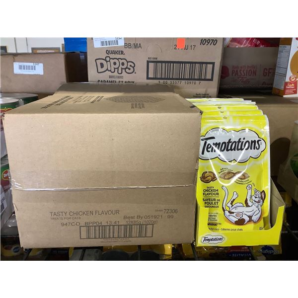 Case of Temptations Tasty Chicken Cat Treats (12 x 85g)