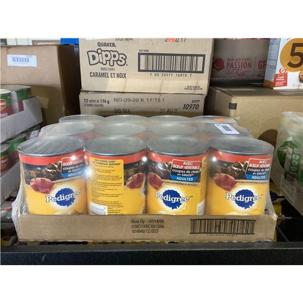 Pedigree Adult Dog Food w/ Real Beef (12 x 630g)