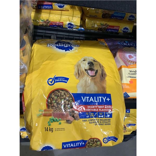Pedigree Vitality Plus Hearty Beef and Vegetable Flavor Adult Dog Food (14kg)