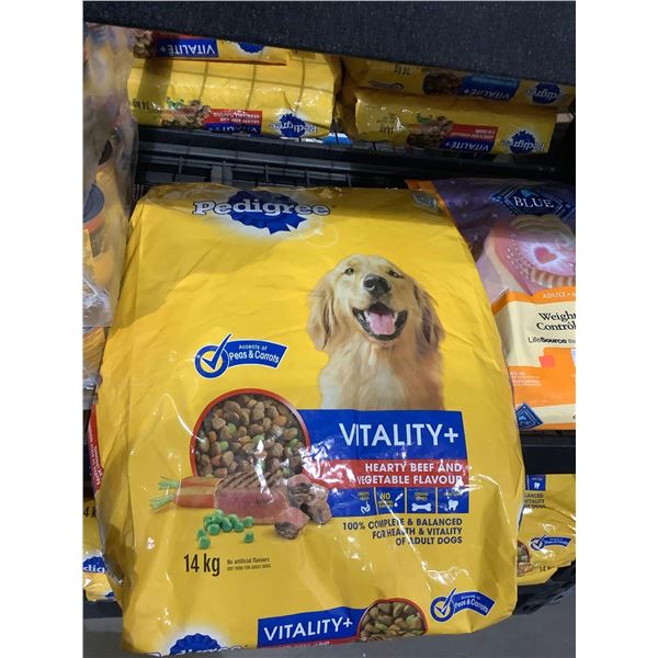 Pedigree Vitality Plus Hearty Beef and Vegetable Flavor Adult Dog Food (14kg)