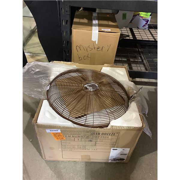 Deco Breeze 3-Speed Oscillating Adjustable Height Outdoor Fan