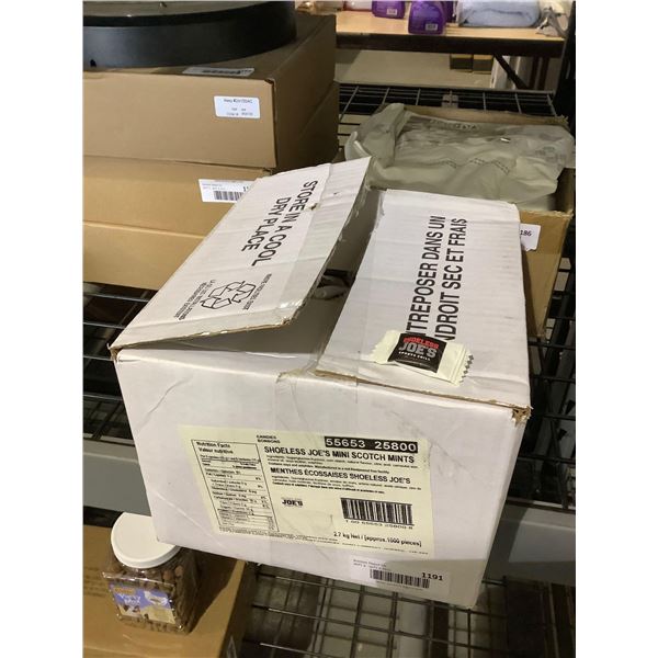Case of Shoeless Joe's Mini Scotch Mints (2.7kg)