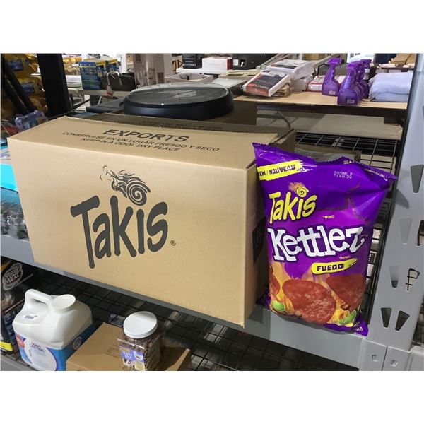 Takis Kettlez Hot Chili Pepper & Lime Potato Chips (10 x 200g)