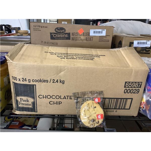 Case of Peak Freans Chocolate Chip Cookies (100 x 24g)