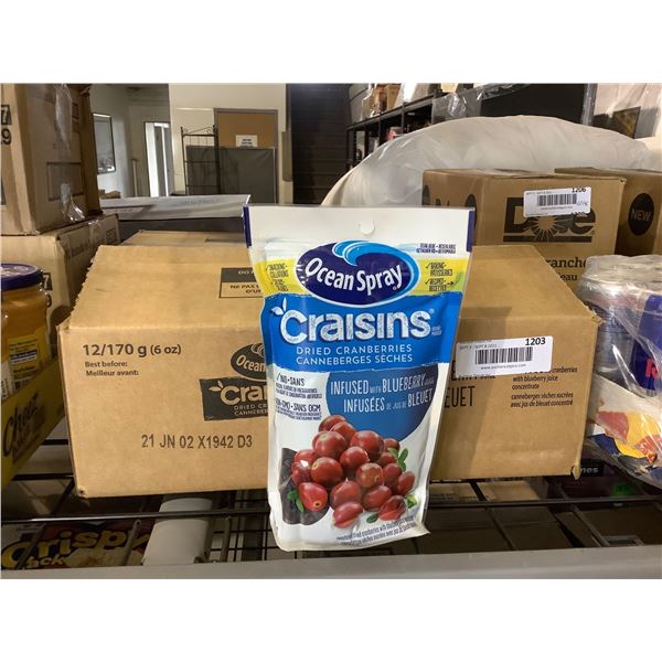 Case of Ocean Spray Dried Cranberries (12 x 170g)