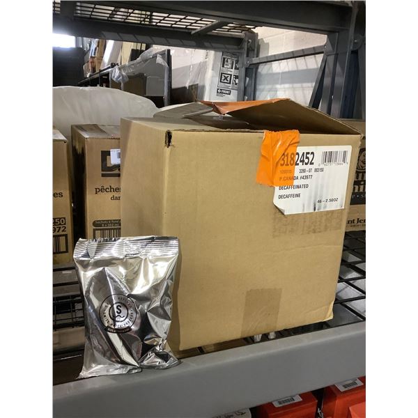 Case of Swiss Water Decaf Ground Coffee (46 x 2.50oz)