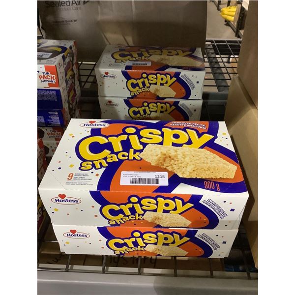 Hostess Crispy Snack Marshmallow Bars (900g) Lot of 2