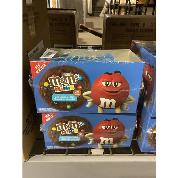 M&M Minis Chocolate Soft Baked Cookies (12 x 53g) Lot of 2