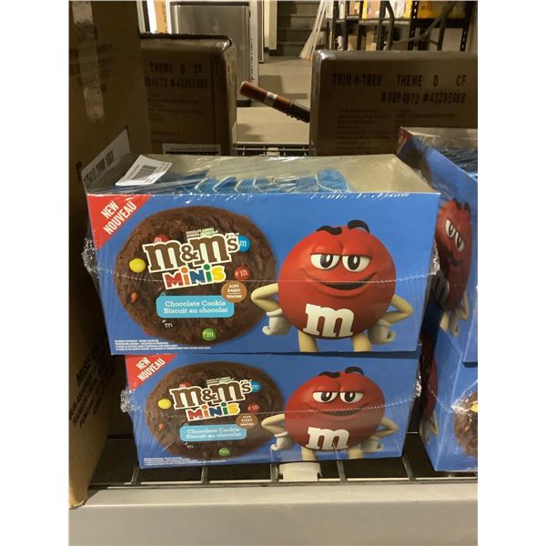 M&M Minis Chocolate Soft Baked Cookies (12 x 53g) Lot of 2