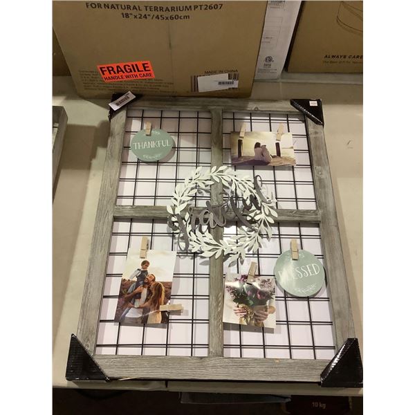 MCS "Grateful" 8 Photo Wreath Collage (20.5in x 24.75in)