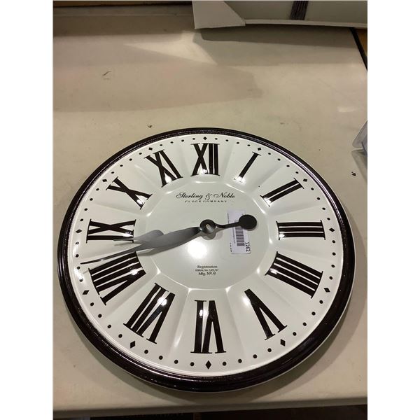 Sterling & Noble 15in Wall Clock