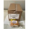 Image 1 : Case of Frozen Grand Prairie Flamed Broiled BBQ Rib Shaped Burger on Hoagie Roll (12 x 170g)