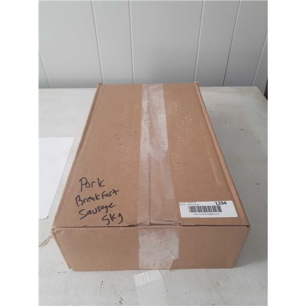 Case of Frozen Pork Sausages (5kg)