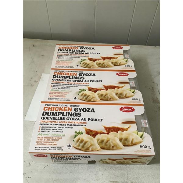 Frozen Summ Sesame Ginger Chicken Gyoza Dumplings (3 x 900g)