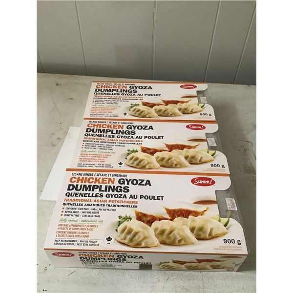 Frozen Summ Sesame Ginger Chicken Gyoza Dumplings (3 x 900g)