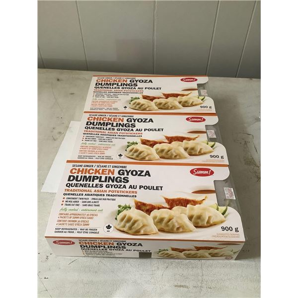 Frozen Summ Sesame Ginger Chicken Gyoza Dumplings (3 x 900g)