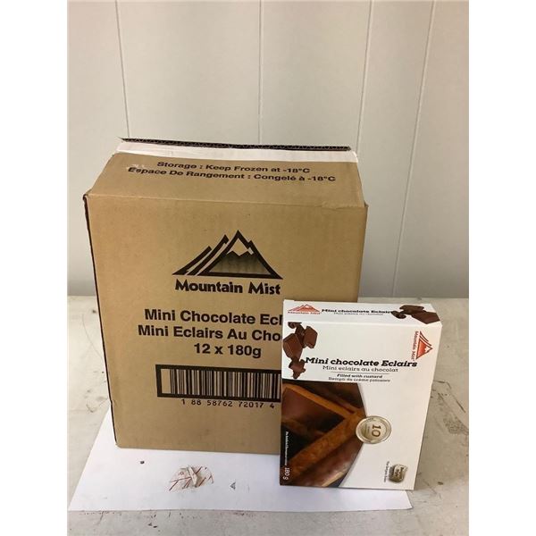 Case of Frozen Mountain Mist Mini Chocolate Eclairs (12 x 180g)