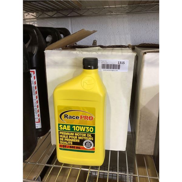 Case of Race Pro SAE 10W30 Premium Motor Oil (6 x 946mL)