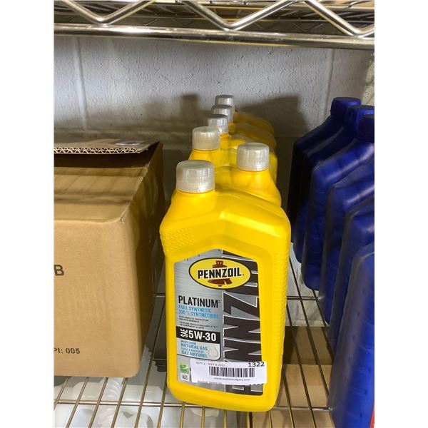 Case of Pennzoil Platinum Full Synthetic SAE 5W-30 Motor Oil (6 x 946mL)
