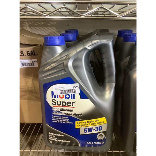 Mobil Super High Mileage Synthetic Blend 5W-30 Motor Oil (4.73L)