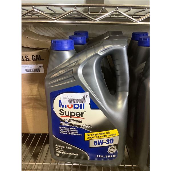 Mobil Super High Mileage Synthetic Blend 5W-30 Motor Oil (4.73L)