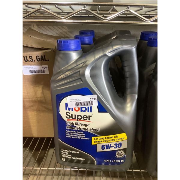 Mobil Super High Mileage Synthetic Blend 5W-30 Motor Oil (4.73L)
