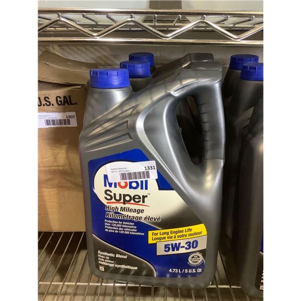 Mobil Super High Mileage Synthetic Blend 5W-30 Motor Oil (4.73L)