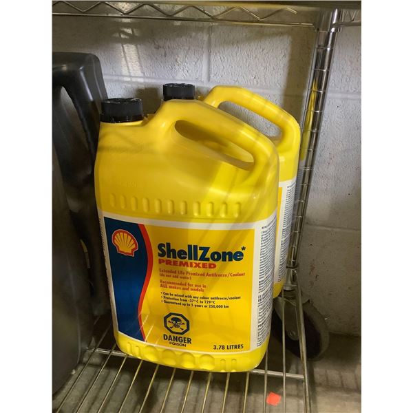 ShellZone Premixed Antifreeze/Coolant (2 x 3.78L)