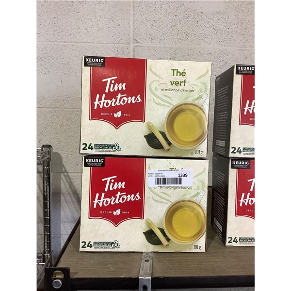 Tim Hortons 24 Green Tea K-Cups Lot of 2