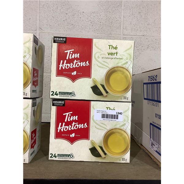 Tim Hortons 24 Green Tea K-Cups Lot of 2