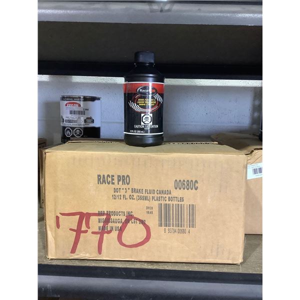 Case of Race Pro Brake Fluid Dot 3 (12 x 355mL)