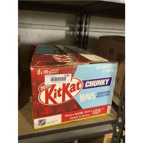 Kit Kat Chunky Minis Cookies N Cream (10 x 170g)