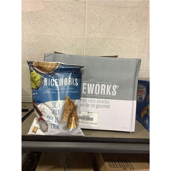 Case of Riceworks Sea Salt Gourmet Rice Snacks (10 x 155g)
