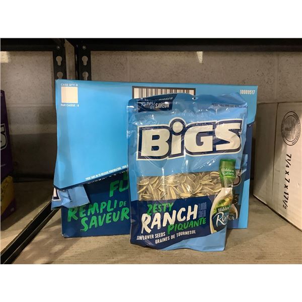 Case of Bigs Zesty Ranch Sunflower Seeds (7 x 140g)