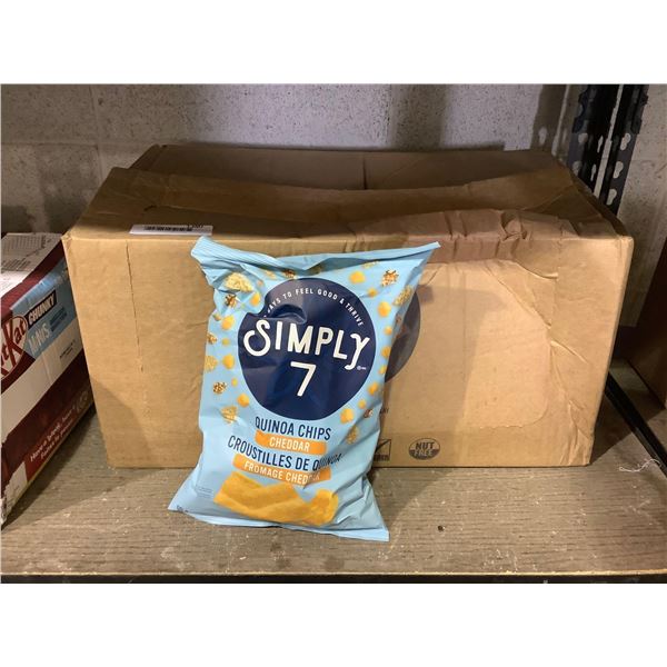 Case of Simply 7 Cheddar Quinoa Chips (11 x 99g)