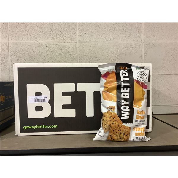 Case of Way Better Nacho Cheese Tortilla Chips (12 x 156g)